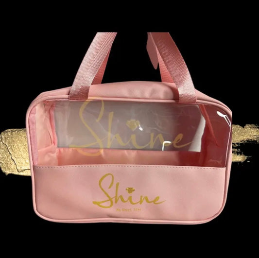 SHINE By RozS.TFH | Exclusive Makeup Bag Large [Pink]