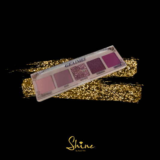 Affordable Makeup | GEAIMEI Pink-Purple Tones Eyeshadow Palette