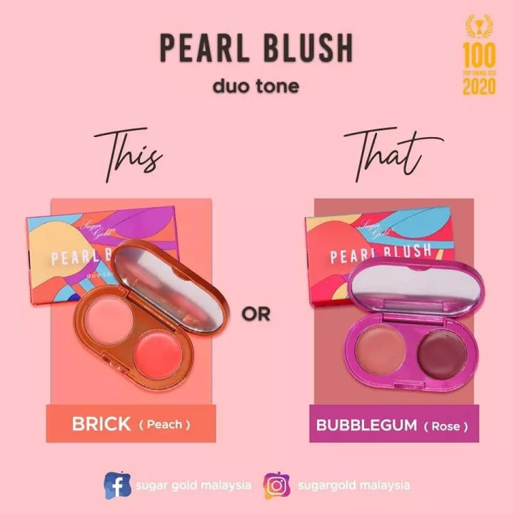 SUGARGOLD | Duo Tone Pearl Blush