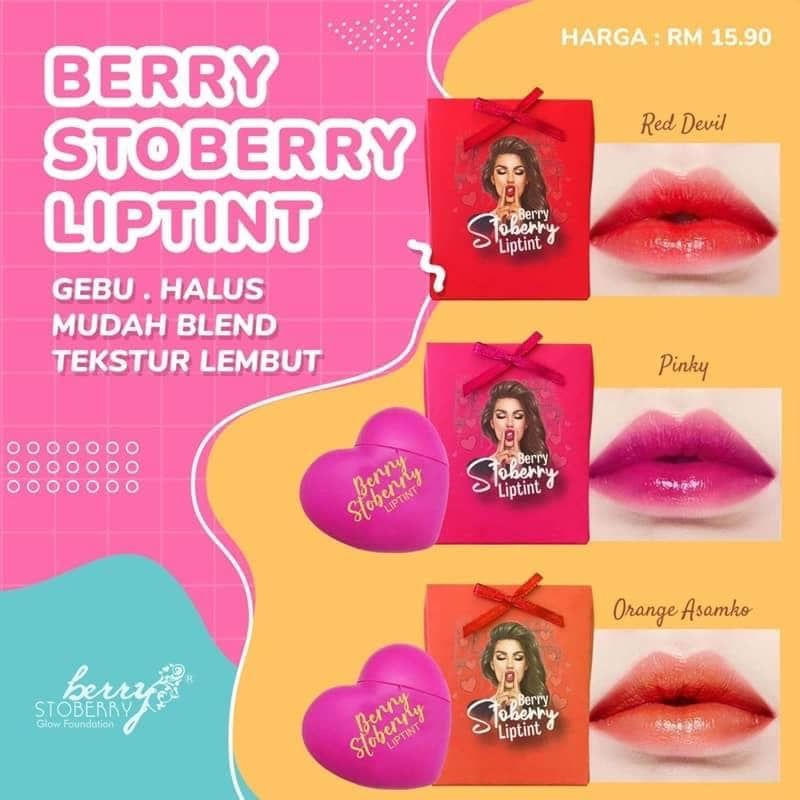 BERRY STOBERRY | Heartshape Liptint