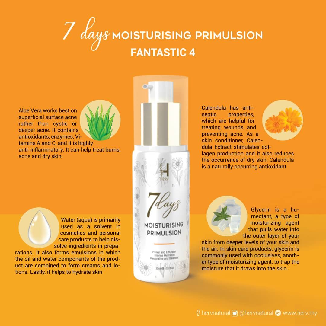 HERV | 7 Days Moisturising Primulsion