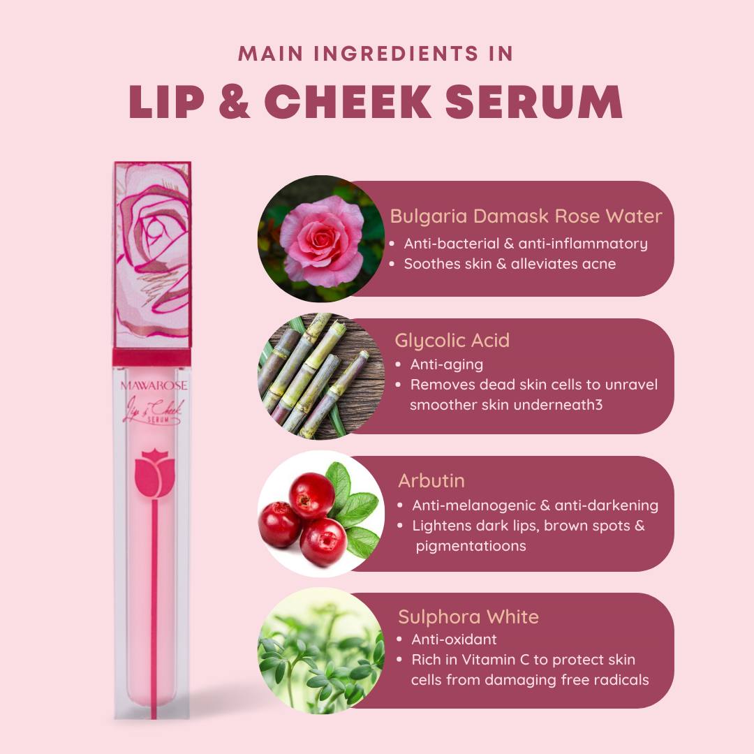 MAWAR ROSE | Lip & Cheek Serum